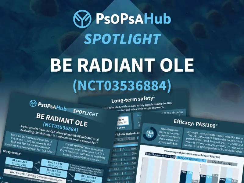 3-year BE RADIANT phase IIIb OLE results: Bimekizumab in PsO